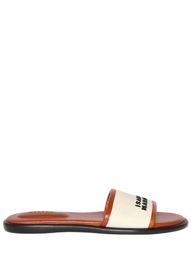 Mm Vikee-gz Leather & Canvas Flats - ISABEL MARANT - Modalova