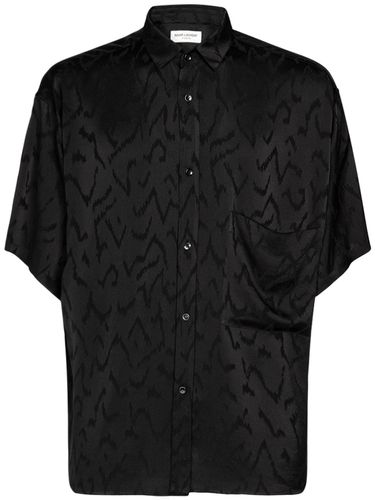 Silk Overshirt - SAINT LAURENT - Modalova