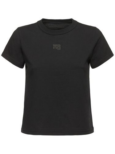 Essential Shrunk Cotton Jersey T-shirt - ALEXANDER WANG - Modalova