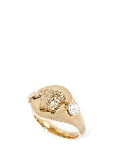 Anillo Con Cristales - VERSACE - Modalova