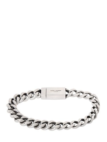 Armband Mit Eckiger Kette - SAINT LAURENT - Modalova