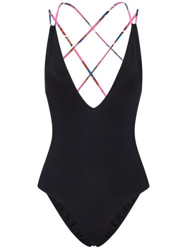 Lycra Cross-back One Piece Swimsuit - PUCCI - Modalova