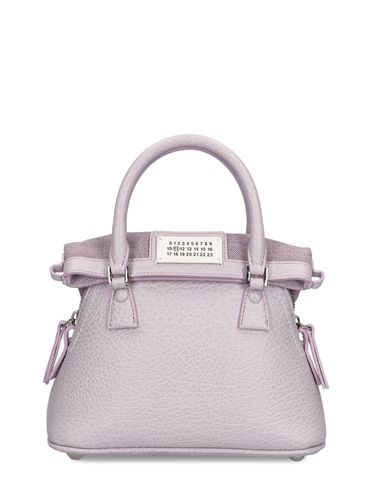 Bolso De Mano Micro 5ac De Piel Martillada - MAISON MARGIELA - Modalova