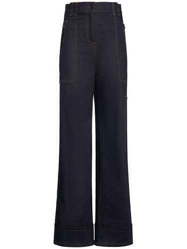 Pantalones Anchos De Denim De Algodón - TOM FORD - Modalova