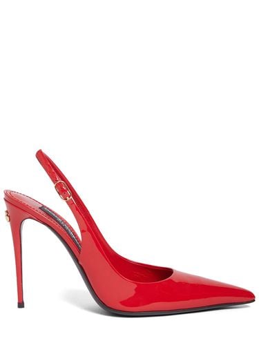 Mm Hohe Pumps Aus Leder „lollo“ - DOLCE & GABBANA - Modalova