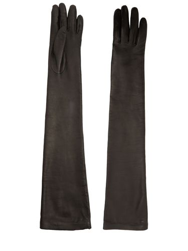 Amica Leather Long Gloves - MAX MARA - Modalova