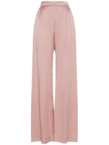 Uncino Textured Satin Wide Pants - MAX MARA - Modalova