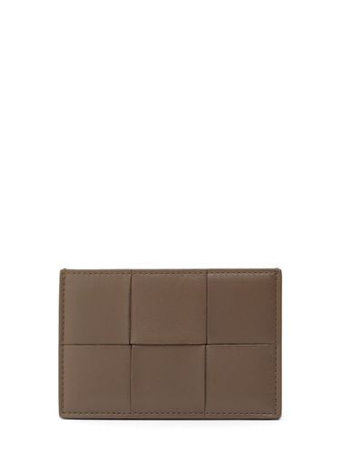 Cassette Leather Credit Card Case - BOTTEGA VENETA - Modalova