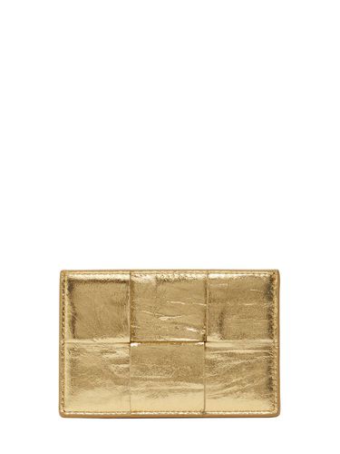 Cassette Leather Credit Card Case - BOTTEGA VENETA - Modalova