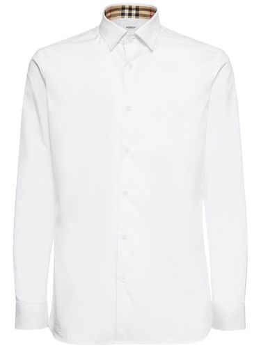 Camicia Sherfield In Cotone Stretch - BURBERRY - Modalova