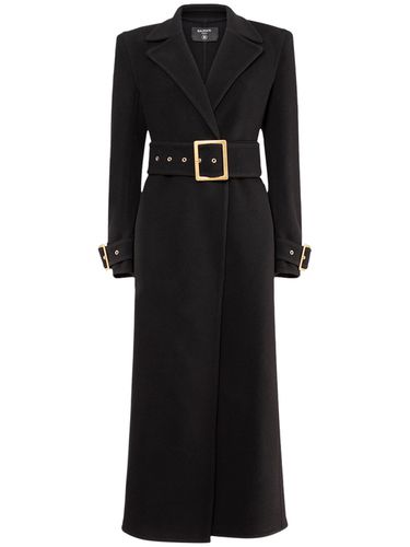 Wool & Cashmere Long Coat - BALMAIN - Modalova