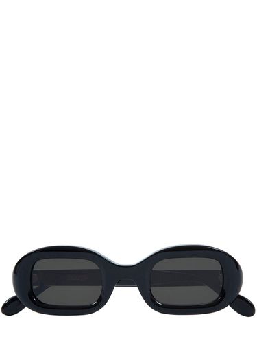 Flow Oval Acetate Sunglasses - DELARGE - Modalova