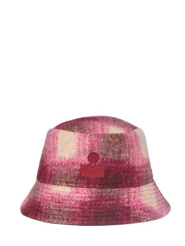 Haley Checked Wool Blend Bucket Hat - ISABEL MARANT - Modalova