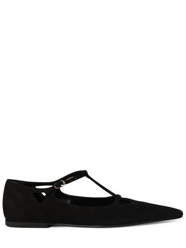 Cyd Suede Ballerina Flats - THE ROW - Modalova