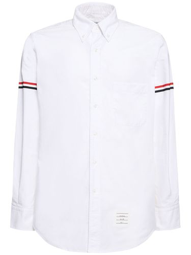 Camicia In Cotone Oxford - THOM BROWNE - Modalova