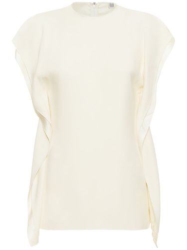 Draped Viscose Crepe Top - TOTEME - Modalova