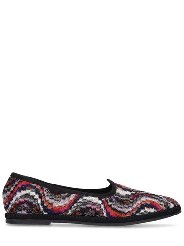 Mm Flache Schuhe Mit Lurex „raschel“ - MISSONI - Modalova