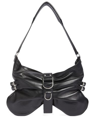 Bolso Grande Butterfly De Piel - BLUMARINE - Modalova