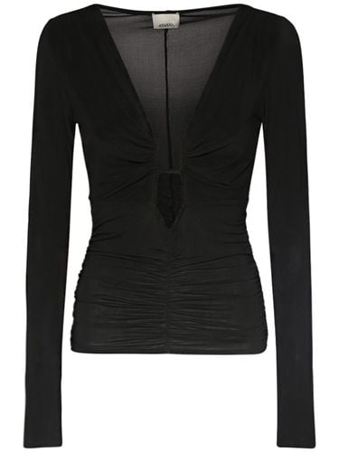 Laura Long Sleeve Viscose Top - ISABEL MARANT - Modalova