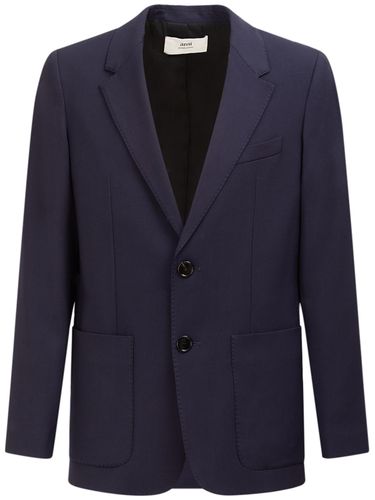 Einreihiger Blazer Aus Viskosemischung - AMI PARIS - Modalova