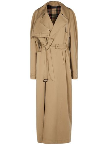 Trenchcoat Aus Baumwolltwill - BALENCIAGA - Modalova