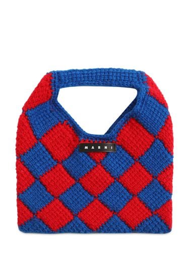 Bolso Tote Tejido Color Block Con Logo - MARNI JUNIOR - Modalova