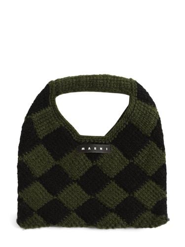 Bolso Tote Tejido Color Block Con Logo - MARNI JUNIOR - Modalova