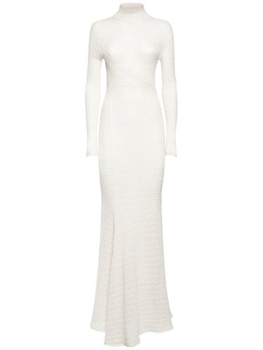 Vestido Maxi Con Cuello Vuelto Y Manga Larga - TOM FORD - Modalova