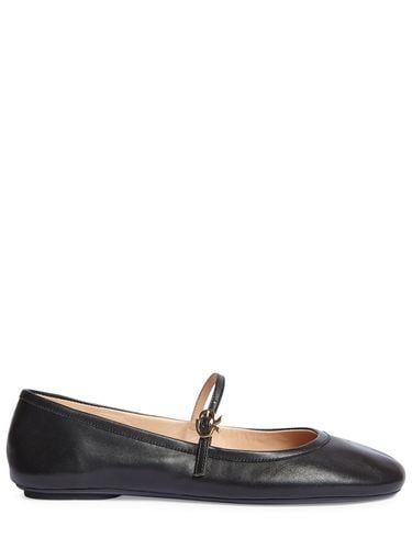 Mm Carla Leather Ballerina Flats - GIANVITO ROSSI - Modalova