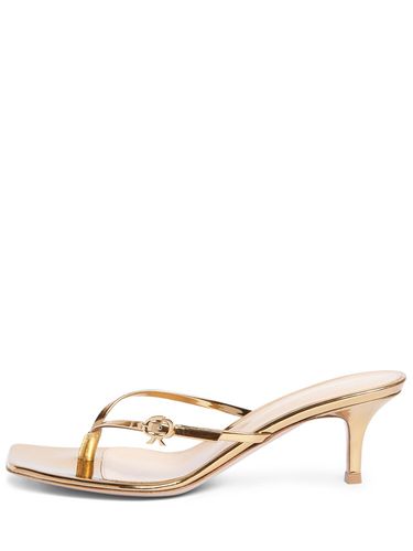 Mm Ribbon Leather Thong Sandals - GIANVITO ROSSI - Modalova