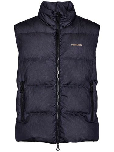 Classic Logo Nylon Puffer Vest - DSQUARED2 - Modalova