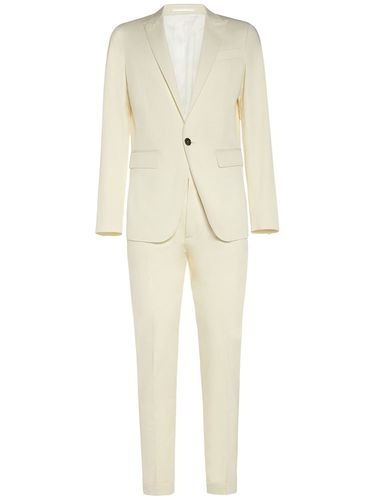 Berlin Fit Single Breasted Cotton Suit - DSQUARED2 - Modalova