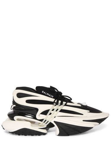 Mm Sneakers Aus Neopren Und Leder „unicorn“ - BALMAIN - Modalova