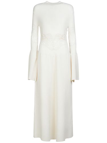 Vestido Maxi De Punto De Lana - CHLOÉ - Modalova