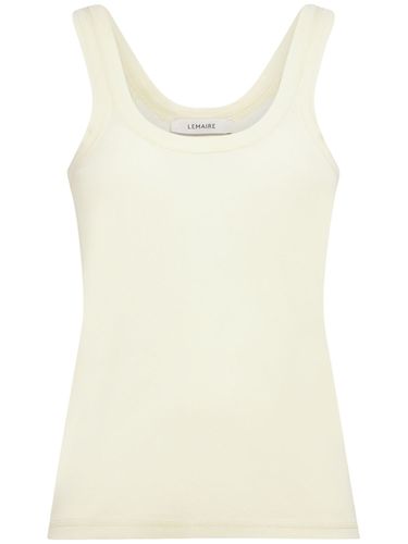 Tank Top In Cotone A Costine - LEMAIRE - Modalova