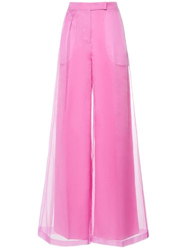 Pantalones Anchos De Organza De Seda - MAX MARA - Modalova