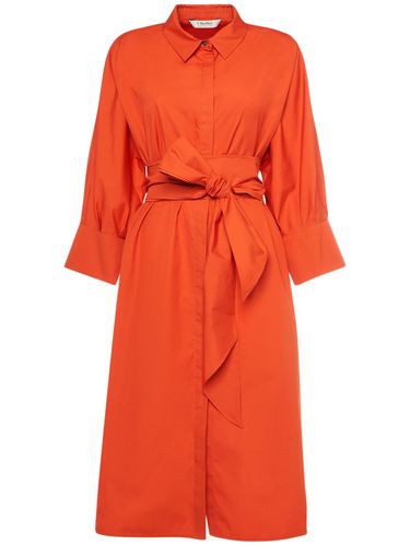 Vestido Camisero De Popelina Con Cinturón - 'S MAX MARA - Modalova