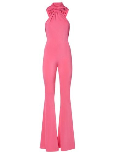 Stretch Jersey Jumpsuit - GIUSEPPE DI MORABITO - Modalova