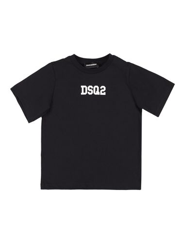 T-shirt Aus Baumwolljersey Mit Logo - DSQUARED2 - Modalova