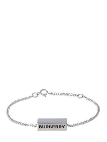 Engraved Bar Chain Bracelet - BURBERRY - Modalova