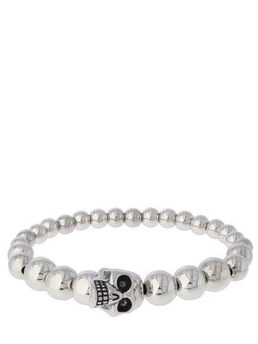 Skull Multi-bead Brass Bracelet - ALEXANDER MCQUEEN - Modalova