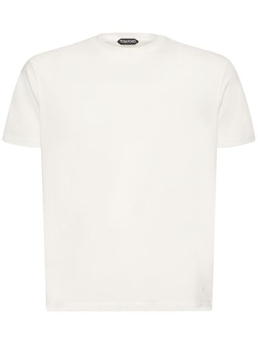 Camiseta De Algodón - TOM FORD - Modalova