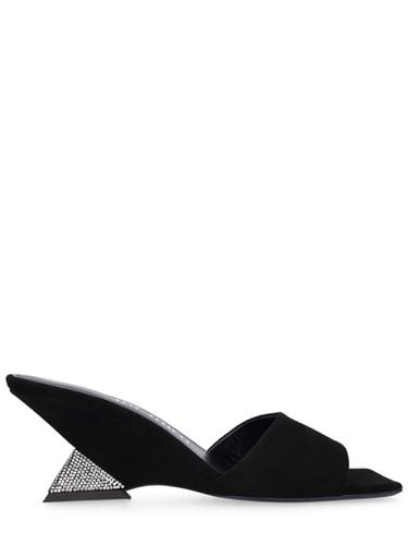 Mm Cheope Suede & Crystal Mules - THE ATTICO - Modalova