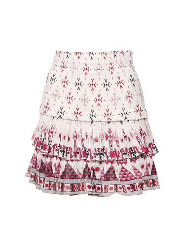 Naomi Printed Ruffled Mini Skirt - MARANT ETOILE - Modalova