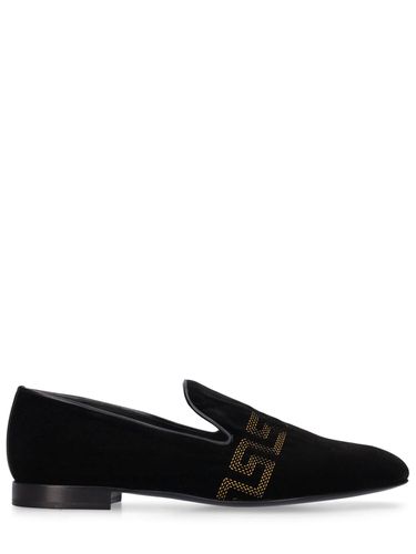 Loafer Aus Baumwollmischung - VERSACE - Modalova