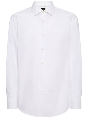 Hank Cotton Poplin Shirt - BOSS - Modalova