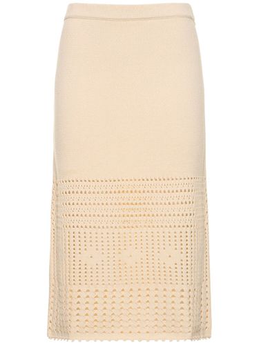 Carter Novelty Knit Cotton Midi Skirt - REFORMATION - Modalova