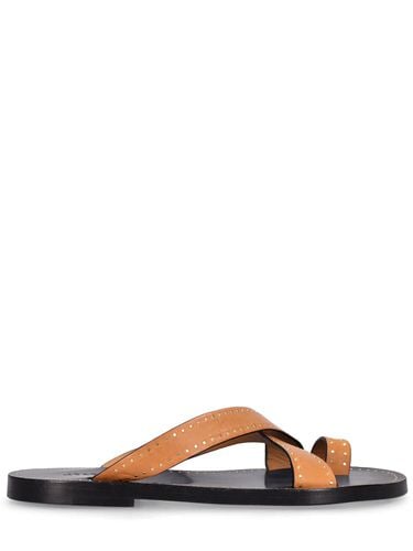 Mm Jinsay Leather Flat Sandals - ISABEL MARANT - Modalova