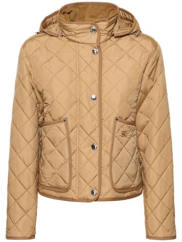 Gesteppte Kapuzenjacke Aus Nylon „humbie“ - BURBERRY - Modalova