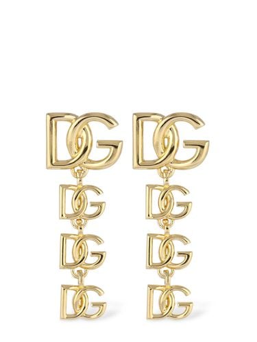 Ohrringe Mit Dg-logo - DOLCE & GABBANA - Modalova